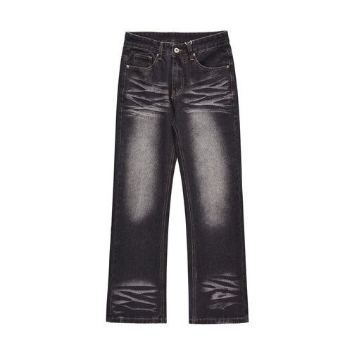 VELMORA - Black Vintage Washed Jeans