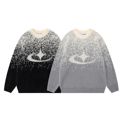 VELMORA - Cosmos Fade Knit Sweater