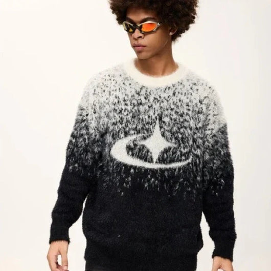 VELMORA - Cosmos Fade Knit Sweater