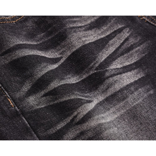 VELMORA - Black Vintage Washed Jeans