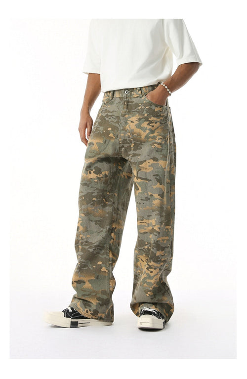 VELMORA - Camo Pink Rose Pants