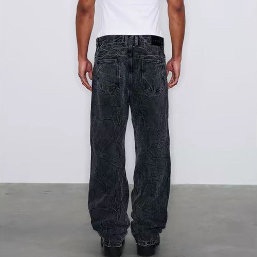 VELMORA - CrinkleWash Jeans